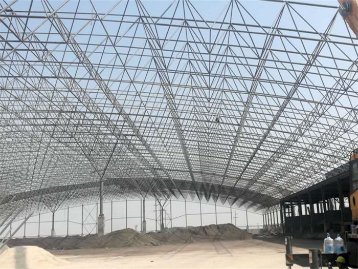 辽阳钢厂料仓网架工程